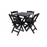 JOGO DE MESA 70X70 COM 4 CADEIRAS 