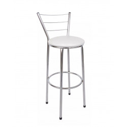 BANQUETA ALTA CROMADA