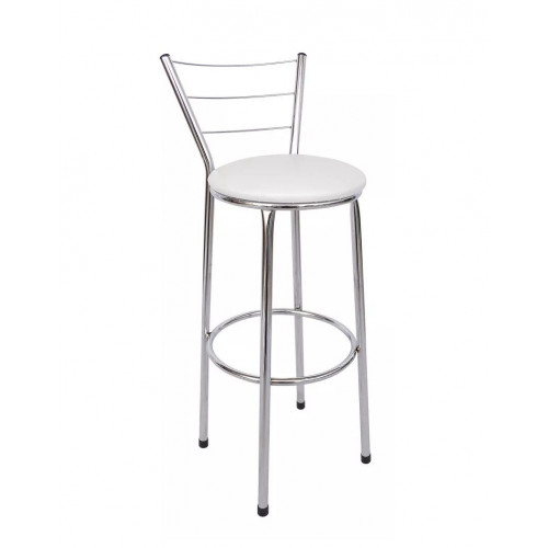 BANQUETA ALTA CROMADA